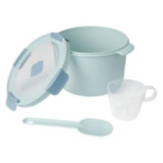 Microwave Rice Cooker, Blue
