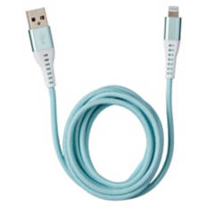 6 Feet Charging Cable - USB A to Lightning, Blue