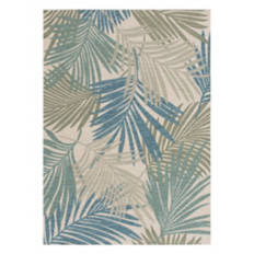 5' x 7' Outdoor Area Rug - Leaves