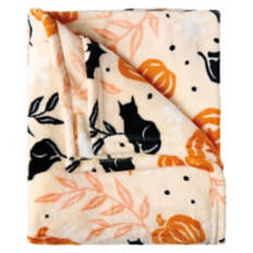50" x  60" Halloween Super Soft Throw - Pumpkin Toss