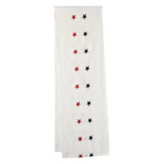 14" X 19" Americana Table Runner - Red White & Blue Stars