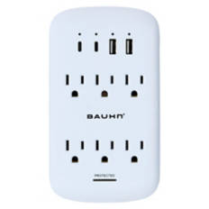 White USB Wall Plate