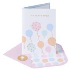 5" x 7" Birthday Greeting Card - Party Time