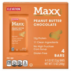 Chocolate Peanut Butter Maxx Bar, 4 count