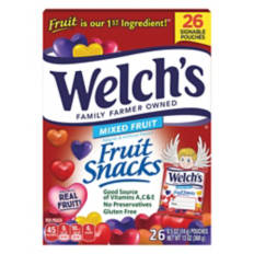 Valentine's Mixed Fruit Snacks, 26 count