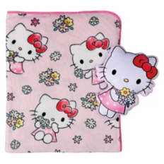 40" x  50" Pillow Buddy & Throw - Hello Kitty