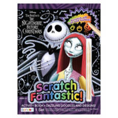 Halloween Scratch Art Activity Book - Nightmare Before Christmas