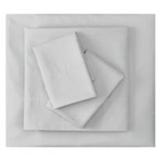 4 Piece Full Size Bed Sheet Set, Gray