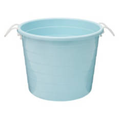 Rope Handled Tub - Aqua