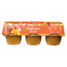 Gluten Free Mango Peach Flavored Apple Sauce, 6 cups
