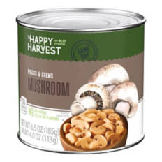 Canned Mushrooms, Pieces & Stems, 4 oz