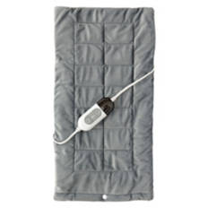 Weighted King Size Heating Pad, Grey