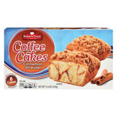 Cinnamon Streusel Cakes, 8 count