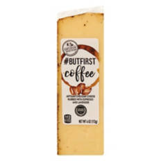 But First Coffee Lavender and Espresso Cheddar Cheese, 4 oz