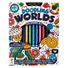 Kids Coloring Kits - Doodling Worlds