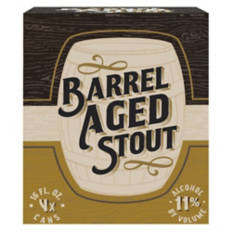 Barrel Aged Stout Brewing Beer - 4 pack, 16 fl oz can