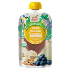 Organics Apple Banana Blueberry Oat Flax, 4 oz