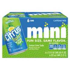 Lemon Lime - 6 pack, 75. fl oz Mini Cans