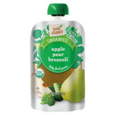 Apple Broccoli Pear Baby Food Puree, 4 oz