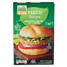 Vegan Veggie Burgers, 4 count