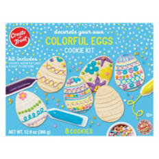 Easter Colorful Eggs Decorate Cookie Kit , 8 count