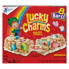 Marshmallow Flavored Lucky Charms Treat Bars, 8 count