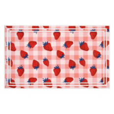 18" x  30" Deluxe Summer Mat - Strawberries