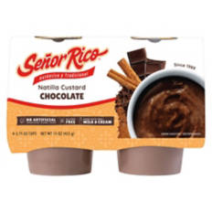 Gluten Free Natilla Custard Chocolate Cups - 4 pack, 3.75 oz