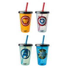 4 Pack Reusable Tumblers - Marvel
