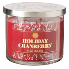 3 Wick Candle - Holiday Cranberry, 14 oz