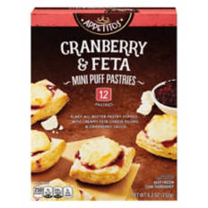 Cranberry & Feta Mini Puff Pastries, 12 count
