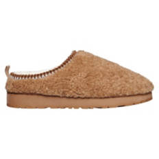 Ladies Memory Foam Slippers - Tan, 7