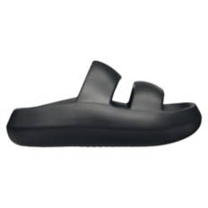 Ladies Platform Slides - Black, 7