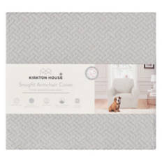 Super Soft Knit Armchair Cover, Light Gray