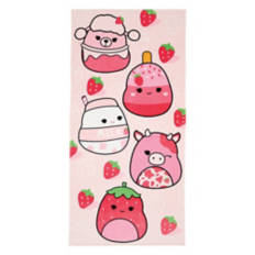 28" X 58" Kids Cotton Beach Towel - Squishmallow