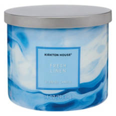 3 Wick Candle Fresh Linen