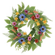 13" Spring Mini Wreath - Colorful