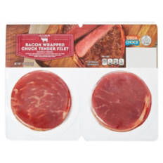 Bacon  Wrapped Beef Filet 2 pack, 10 oz