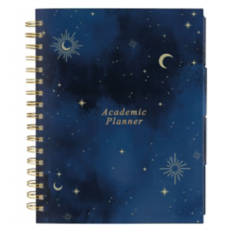12 Month Format Academic Planner - Celestial