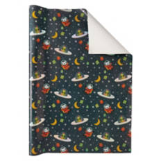 40 Square Feet Heavyweight Premium Gift Wrap - Space