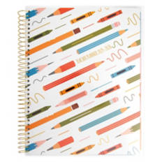 Teacher Monthly Planner Book - Pencils