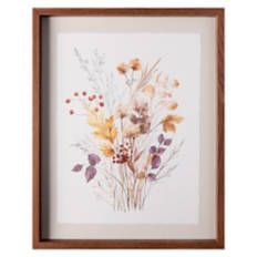 Fall Framed Wall Art - Floral Berries