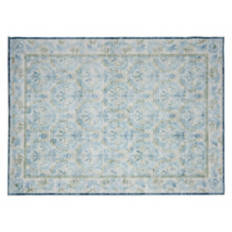 6' X 9' Crystal Print Area Rug - Ivory Trellis