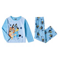 2 Piece Children's Fleece Pajama Set - Bluey, M