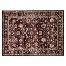 6' x  9' Crystal Print Area Rug - Brown Floral