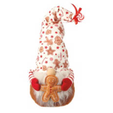 20" Tall Holiday Gnome - Gingerbread