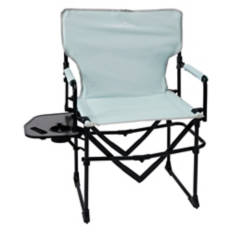Compact Folding Director's Chair, Blue