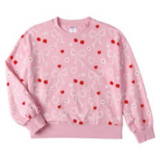 Ladies Valentine Day's Pullover - Pink, L