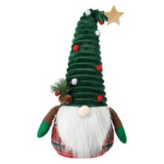 20" Tall Holiday Gnome - Christmas Tree