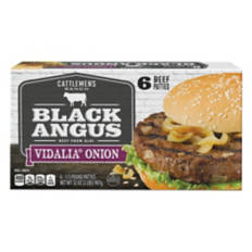 Vidalia Onion Black Angus Beef Patties, 32 oz